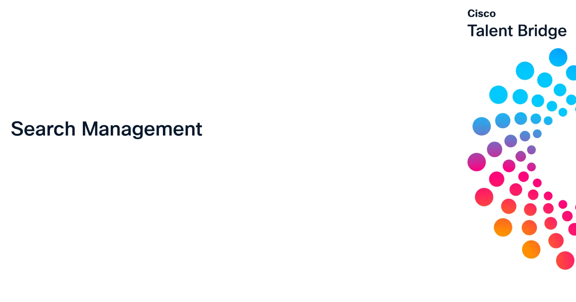 Search Management
