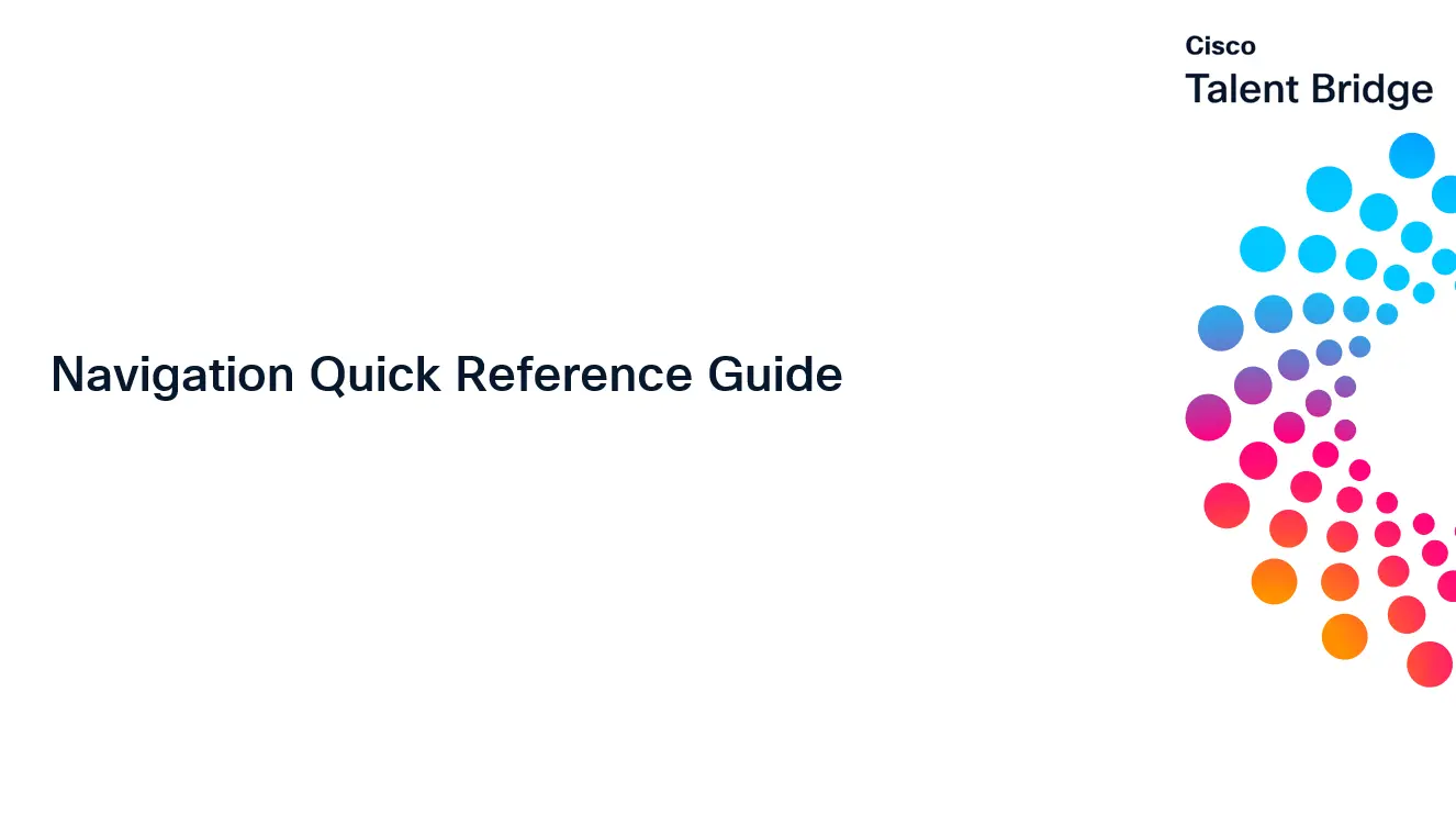 Navigation Quick Reference Guide