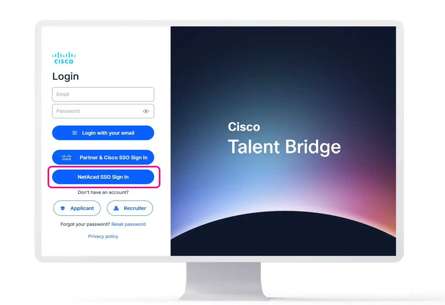 NetAcad SSO Account Setup