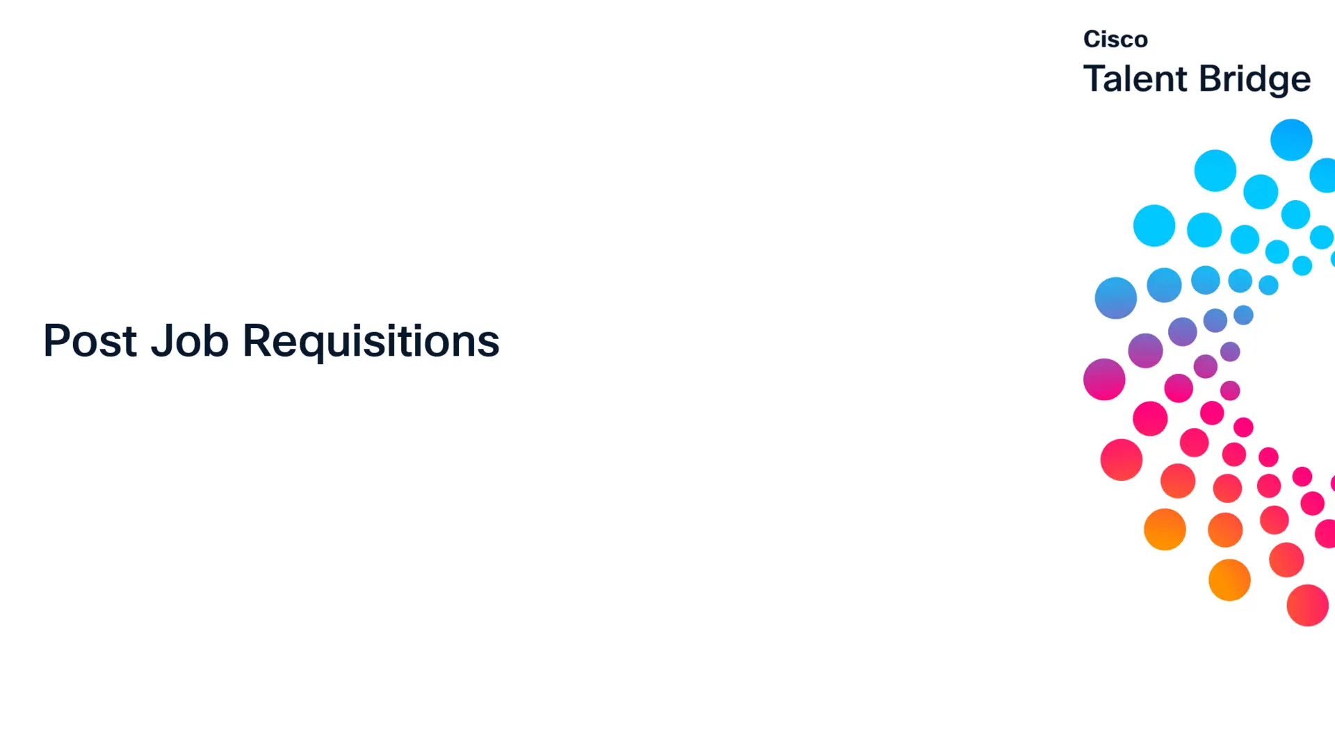 Post Job Requisitions