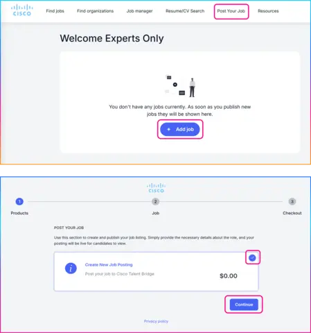 Post your job role